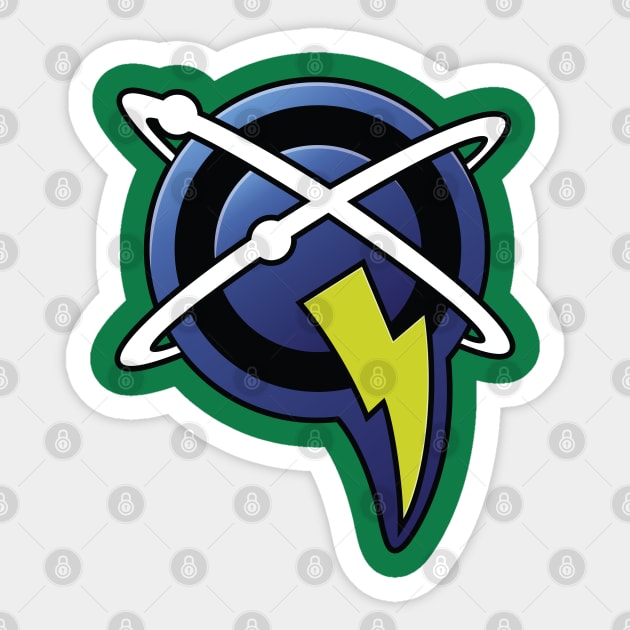 Captain Qwark Sticker by JayfulMe